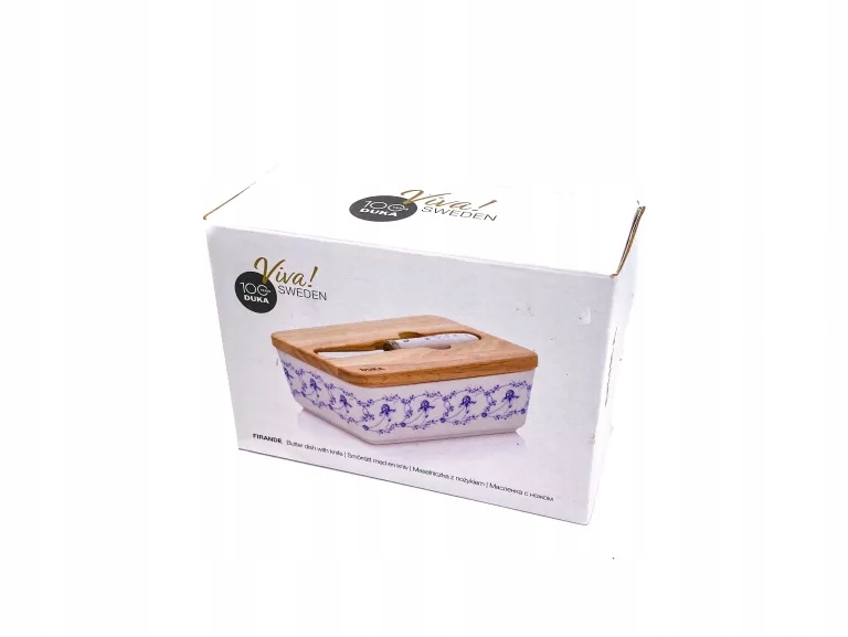 

Maselniczka Duka Firande Z Nożykiem Porcelana