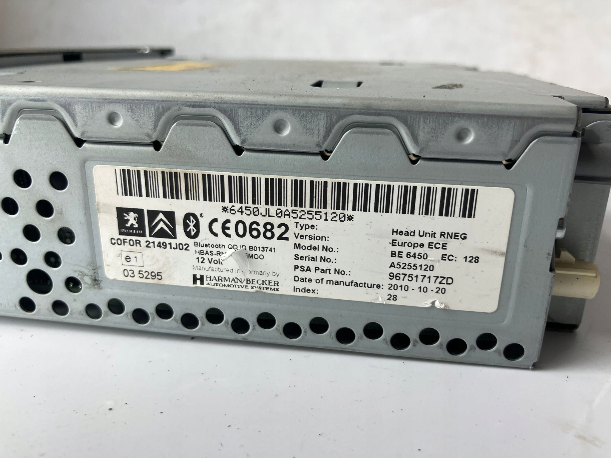 RADIO Navigation C5 III X7 96751717ZD RNEG