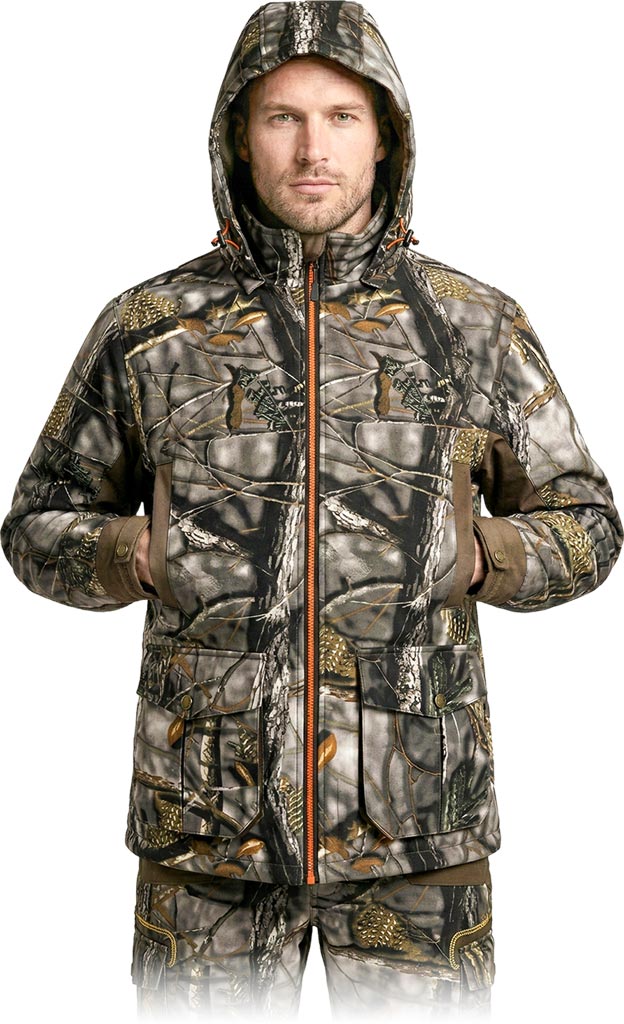 Kurtka męska ocieplana pikowana wentylowana moro kamuflaż łowiecka Bull