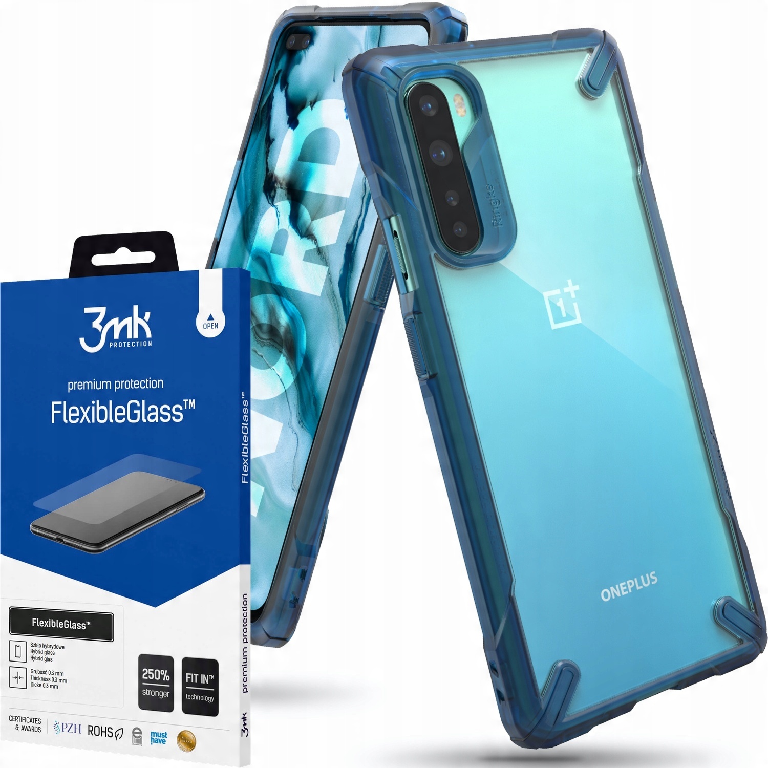 

Ringke Etui Do Oneplus Nord Fusion-x + Szkło 3MK