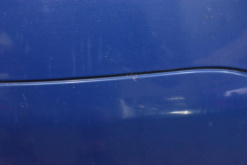 nárazník předek přední modrý VW FOX LIFT 09-14