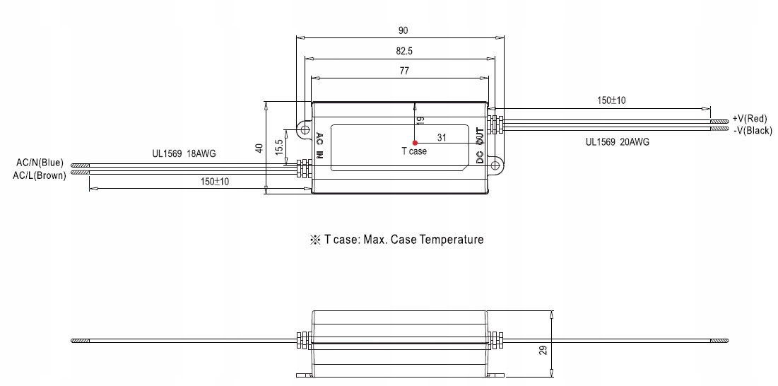 ZASILACZ do LED 12V DC 1,25A 15W IP30 Mean Well Kod producenta APV-16-12 Mean Well