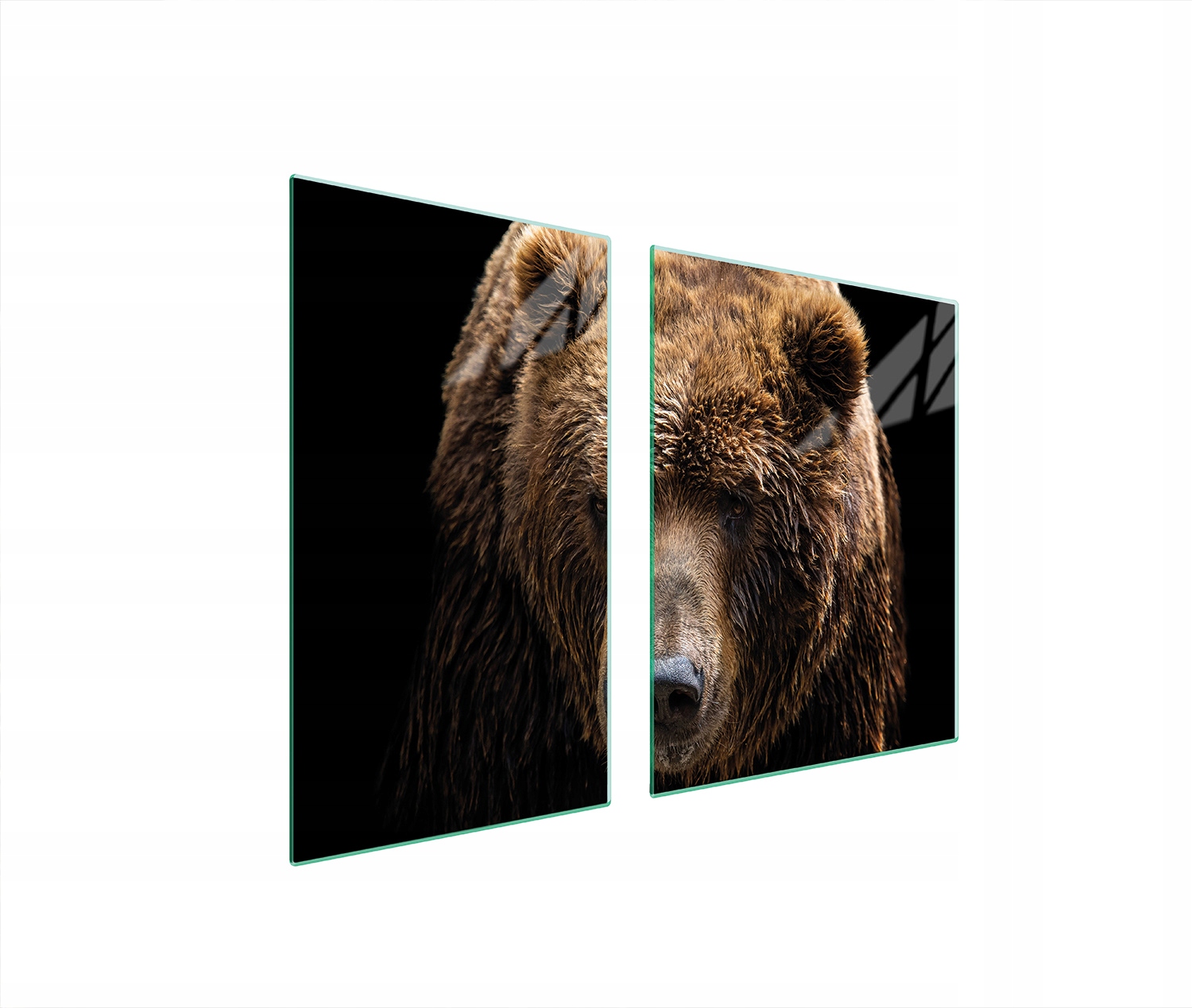 Skleněná Deska a Krájecí Deska 100x52 Medvídek Tvrzené Sklo