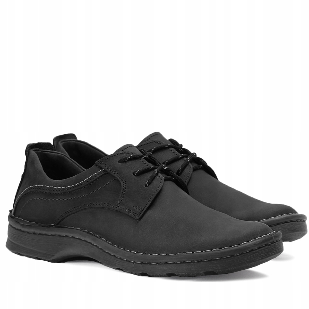 

Brilu Kultowe Buty Cielaki Polskie Skóra Czarne 44