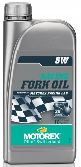 Olej do amortyzatorów, lag, zawieszeń Motorex Racing Fork Oil Sae 5W 1 l