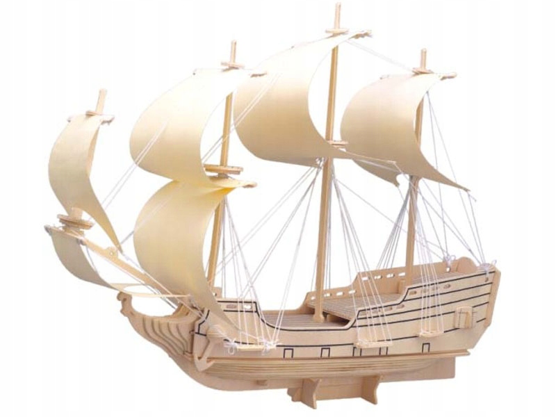 

Żaglowiec Orzeł składanka drewniana puzzle 3D P128