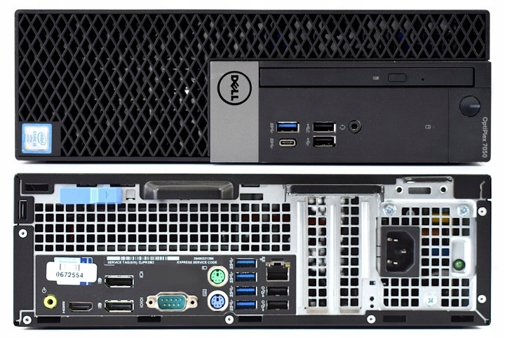 DELL OPTIPLEX 7050|i3 6generacji @3,70GHz|8GB 480SSD| WIN11 | USB-C| NAPĘD Generacja procesora 6