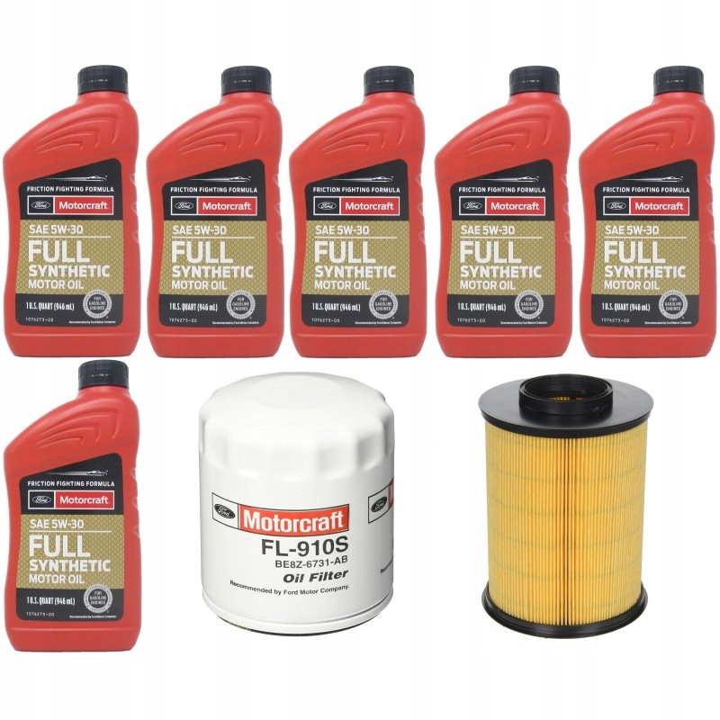 MOTORCRAFT 5W30 + FILTRY FORD FOCUS 2,0 17-18