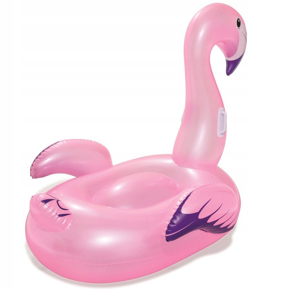 WIELKI Pompowany FLAMING Materac Do Pływania 127CM Model 9793