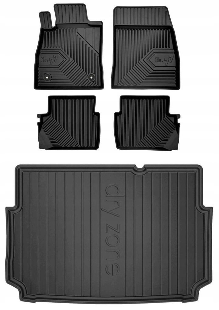 Set 77 Koberce a rohože Ford Fiesta Mk8 Active d