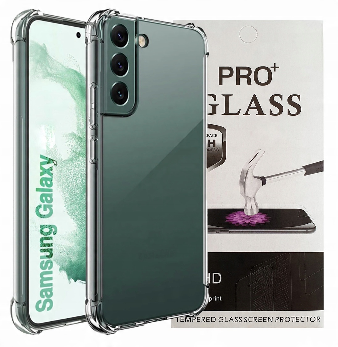 

Etui AirBag Anti- Shock Do Galaxy S21 Szkło 9H