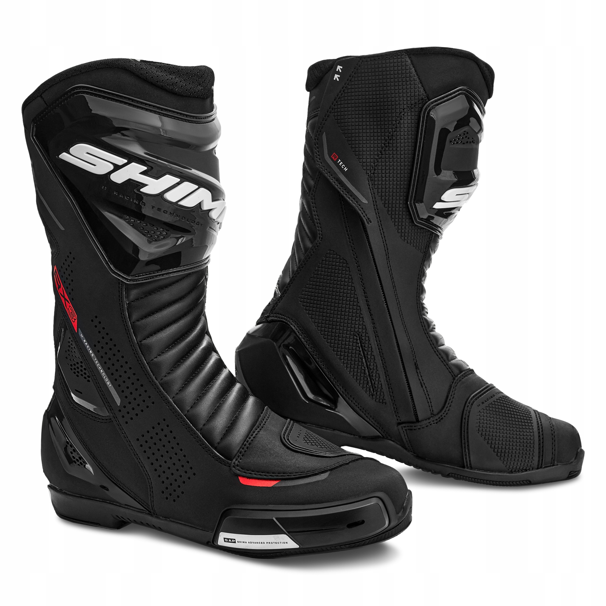 Športové motocyklové topánky dlhé Shima RX-3 Men Red Fluo 42