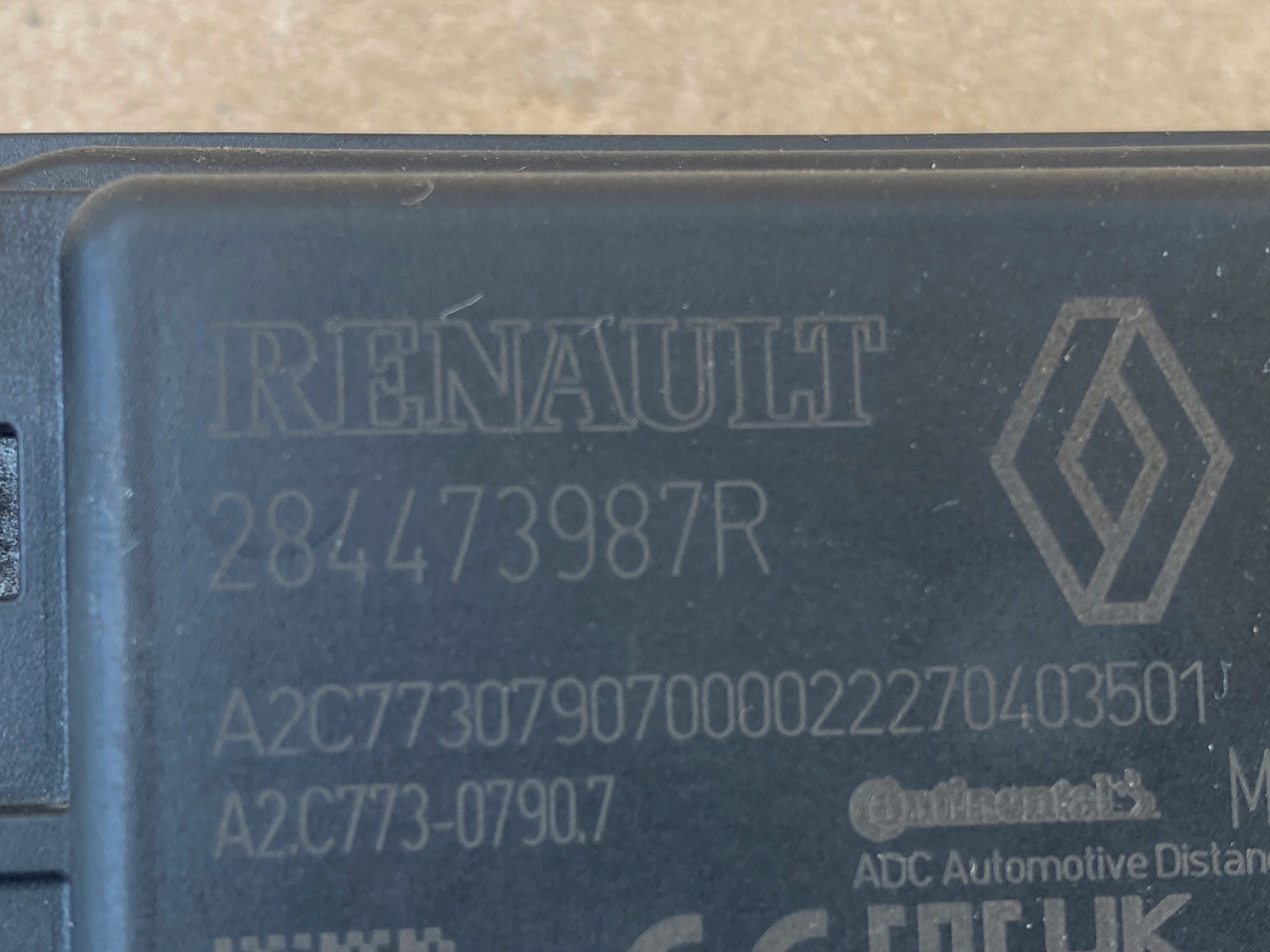 renault MEGANE IV GT датчик скорости