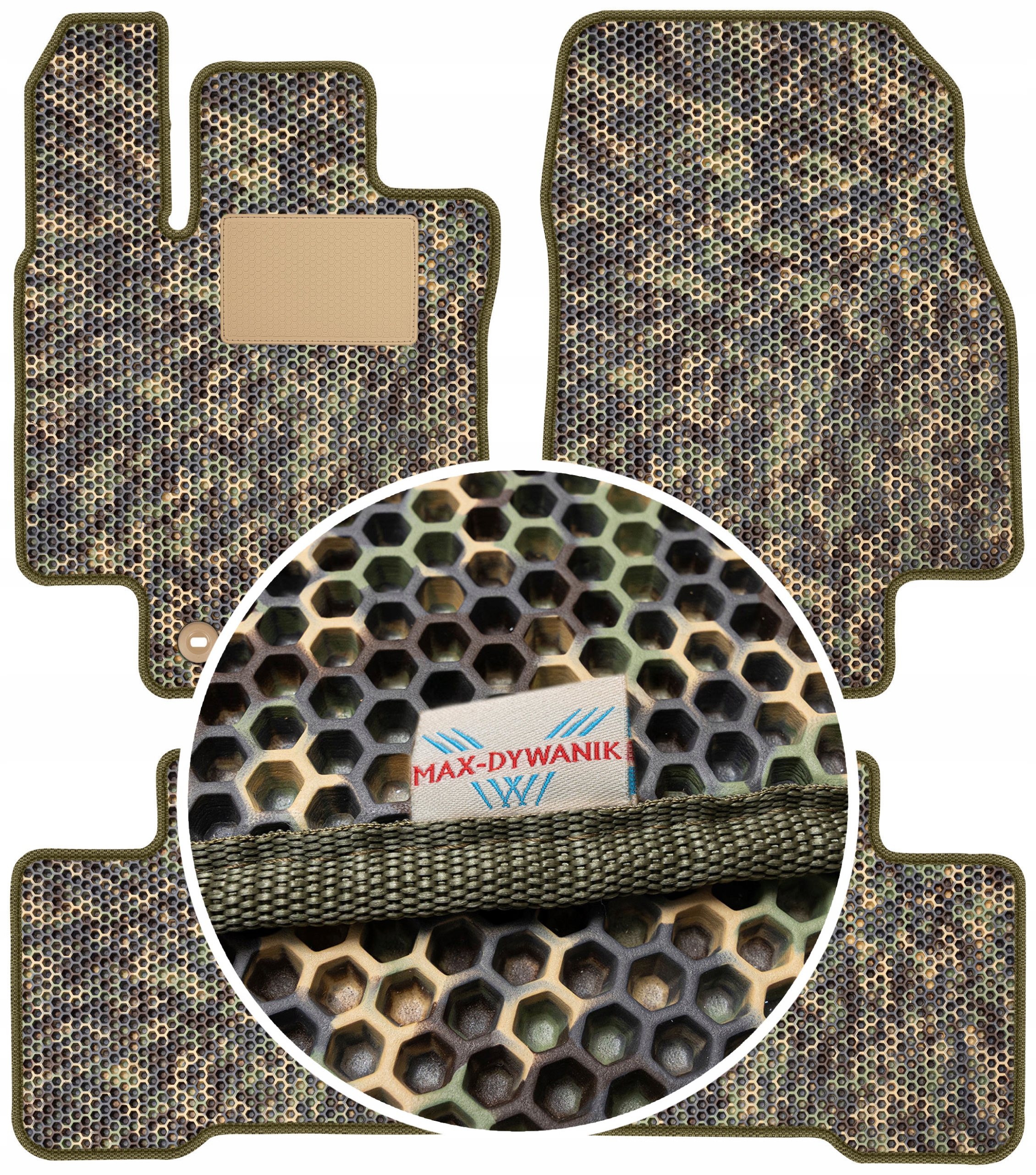 Toyota Highlander IV 2020 Gumové rohože do auta Eva Moro