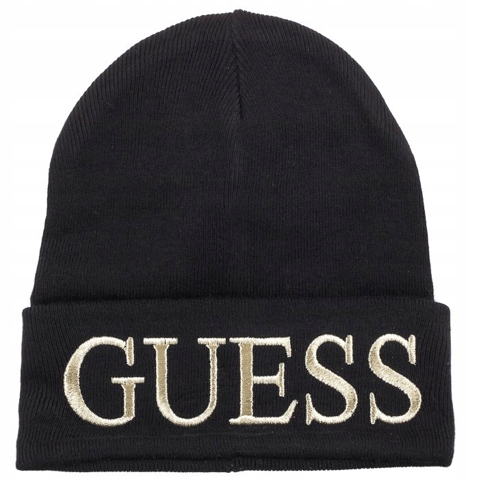 

Damska Czapka Zimowa Guess Cap Black AW8728 Czarna