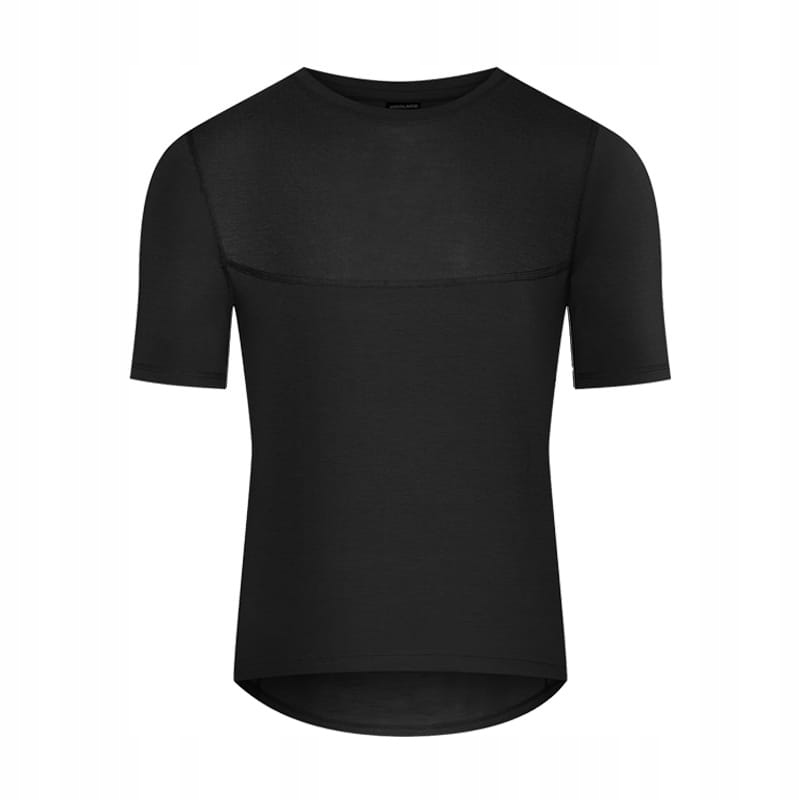 

T-shirt męski z krótkim rękawem wstawka Czarny XL