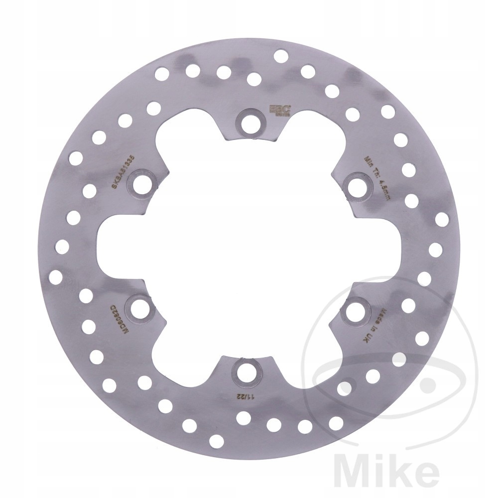 Brzdový kotúč zadný Ebc MD6082D