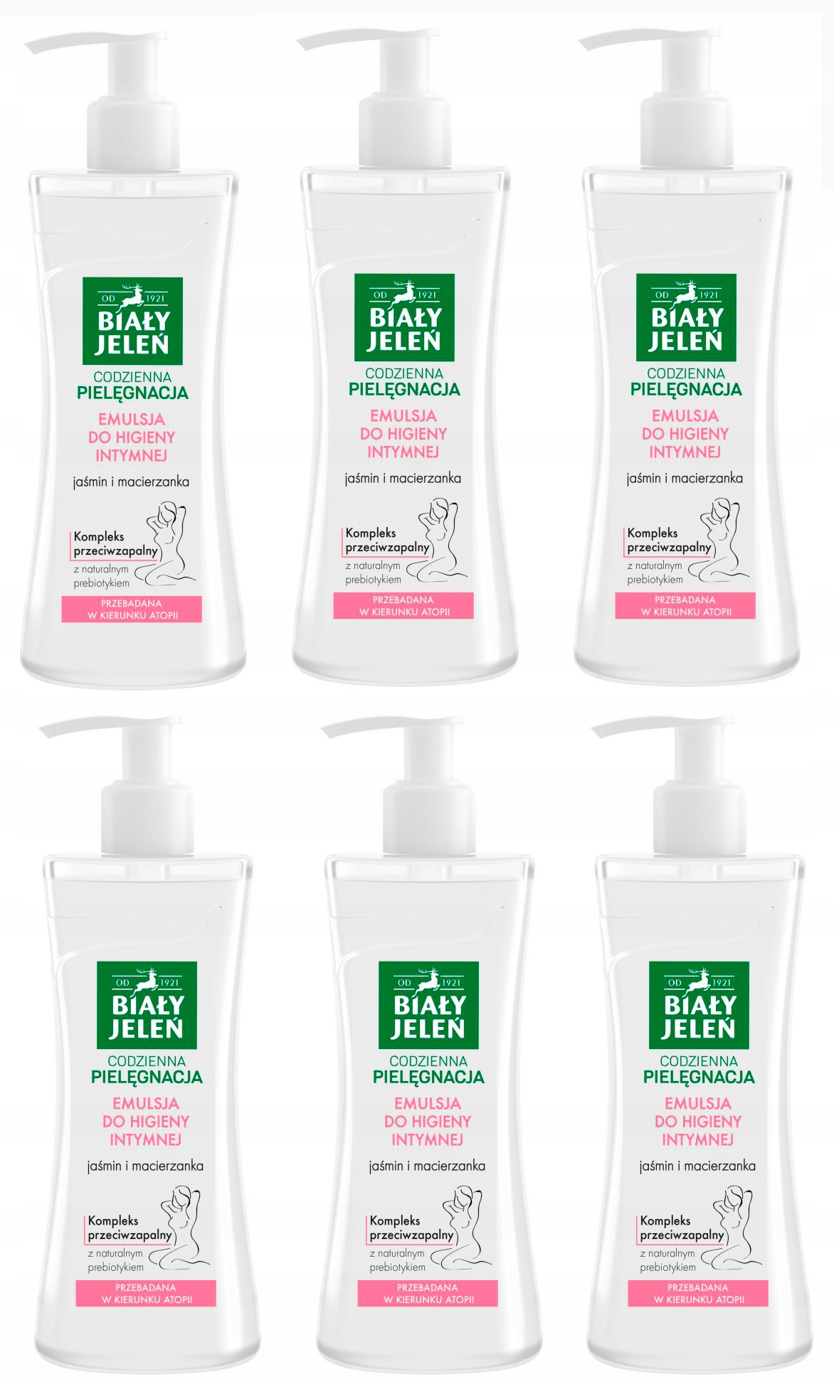 Biały Jeleń Emulze pro intimní hygienu 265 ml 6 Ks