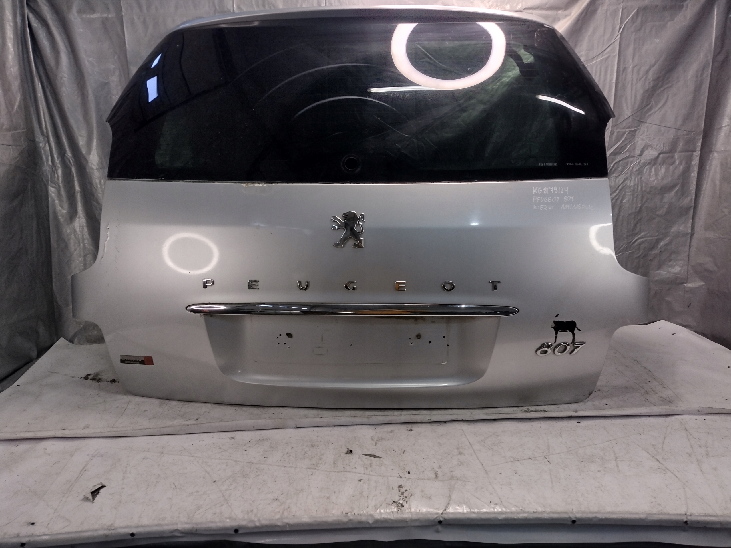 trunk door boot Peugeot 807 k: EZRC