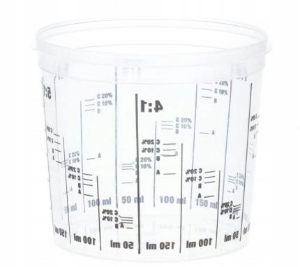 

Kubek Do Mieszania Farb Lakieru Z Podziałką 750ML