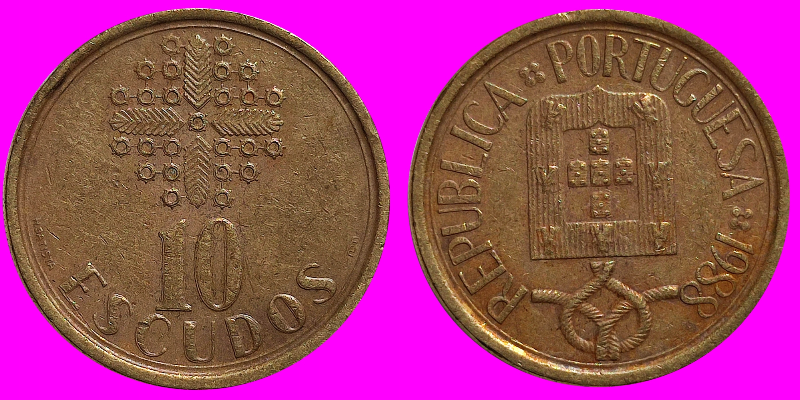 Portugalia 10 eskudo 1988 r L152