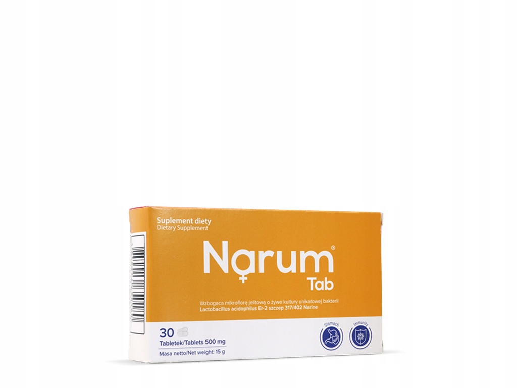 

Probiotyk Flora Bakteryjna 30 Tab 500MG 15G Narum