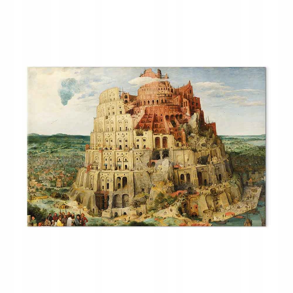 Obraz na plátně canvas Pieter Bruegel (starší) Babylonská věž 60x40 cm