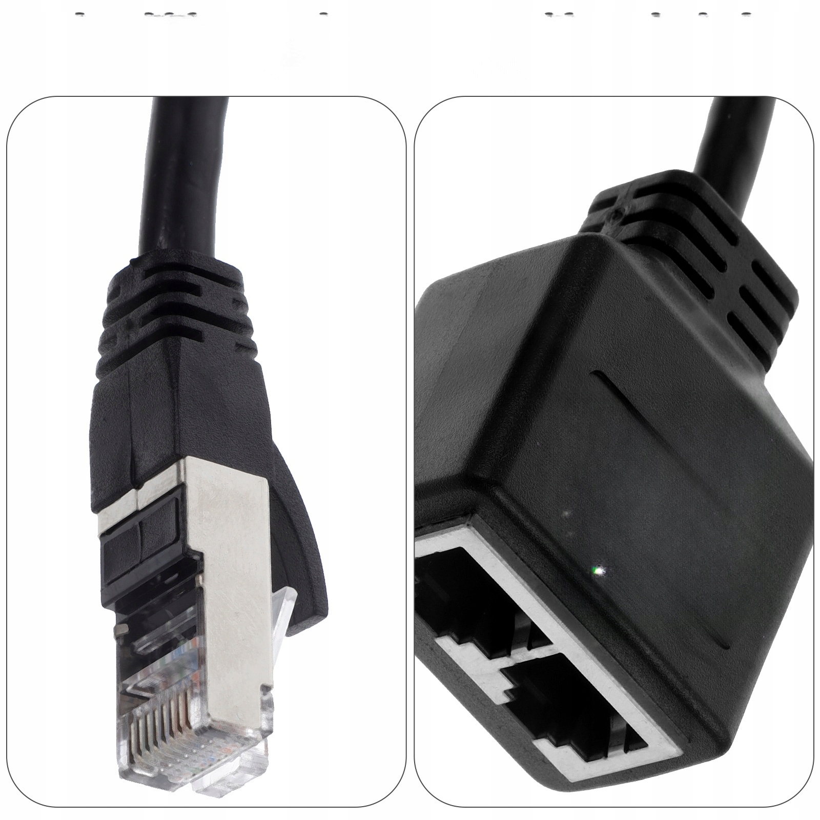 ADAPTER SIECIOWY KABEL ADAPTER RJ45 LAN Marka bez marki