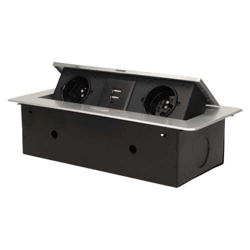 Zásuvka Schovaná Do Pracovní Desky 2XUSB OR-AE-13109/G Orno