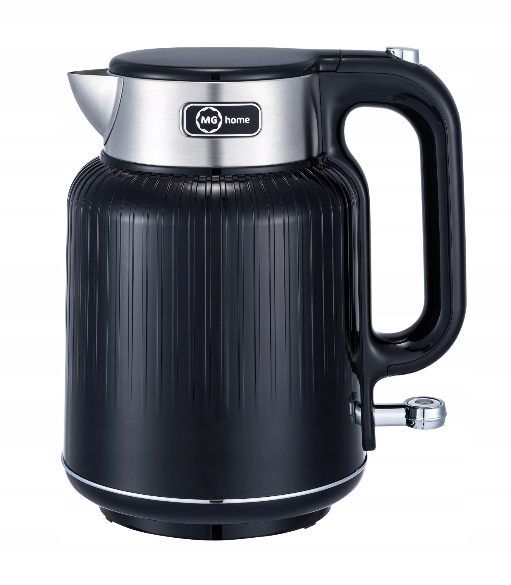Mg Home Czajnik Elektryczny 1,7 L Z Podwójną Obudową Tłoczony (czarny)