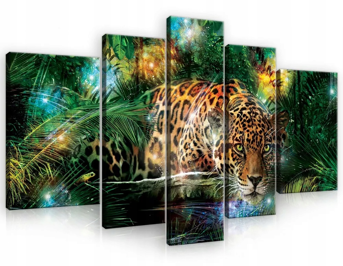 Obraz Na Plátne Canvas 170x100 Jaguar Mačka Džungľa