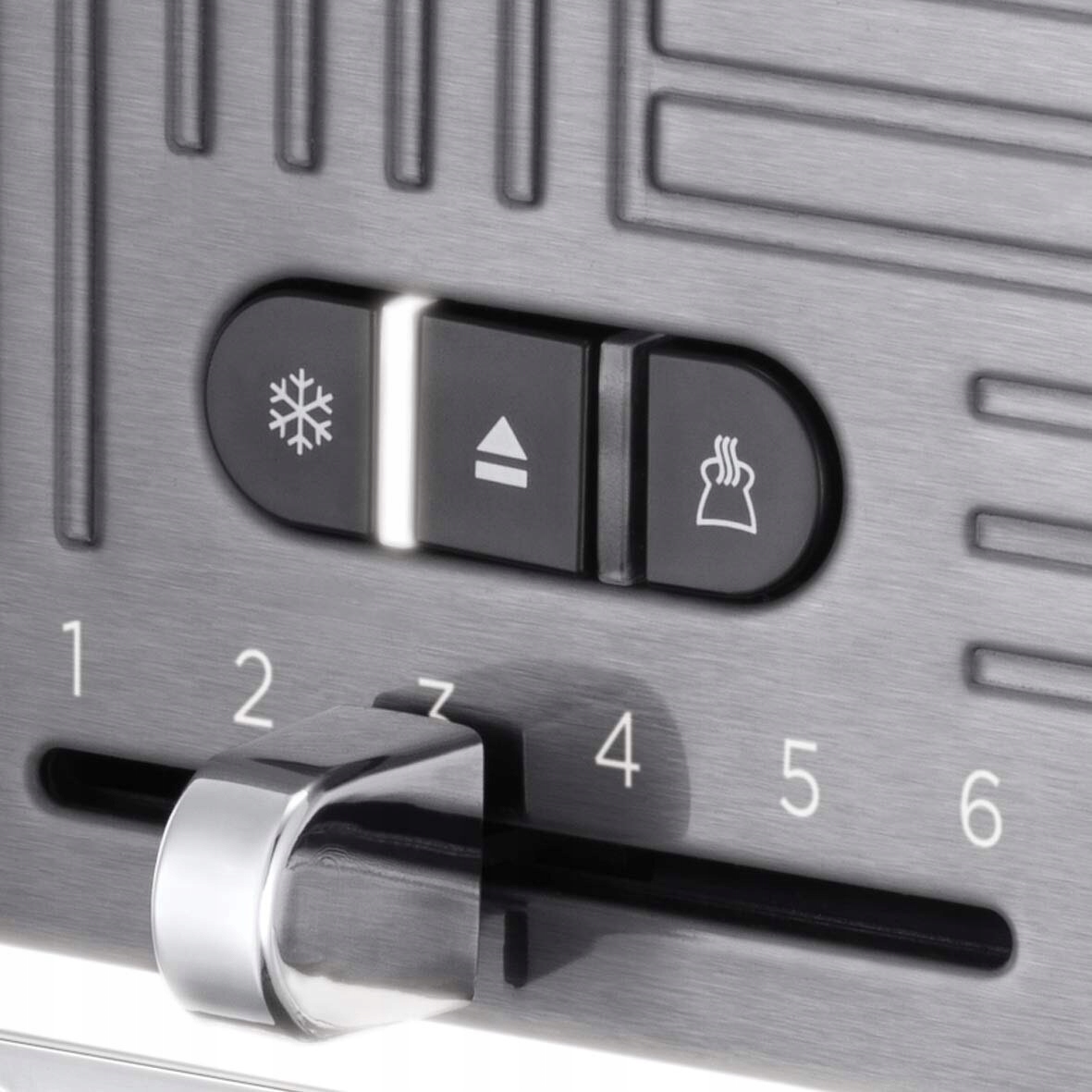 Toster RUSSELL HOBBS 25250-56 Geo Steel Bezpieczeństwo automatyczny wyłącznik