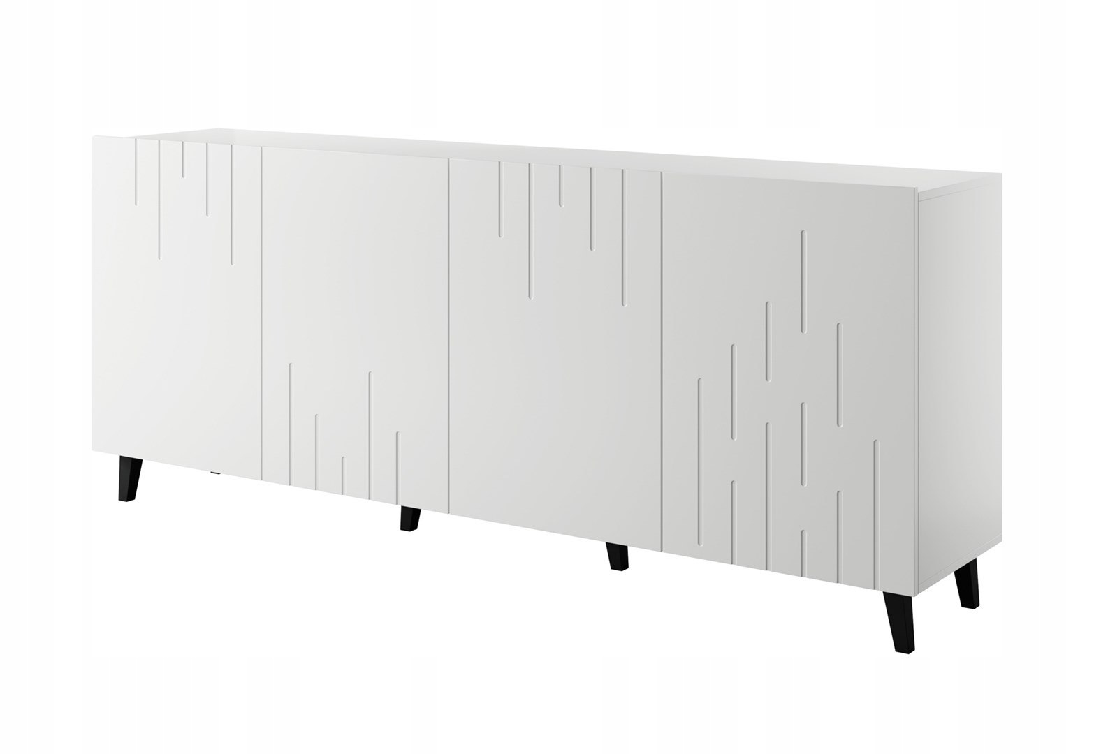 Komoda Bari 200x42x82 biały mat