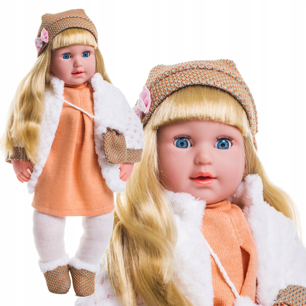 

Lalka Emilia Słodki Bobas 45cm Mówi, Śpiewa 35