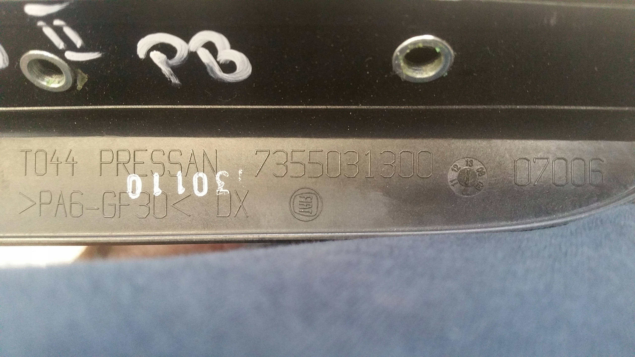 handle right rear part 735501300 Fiat Doblo