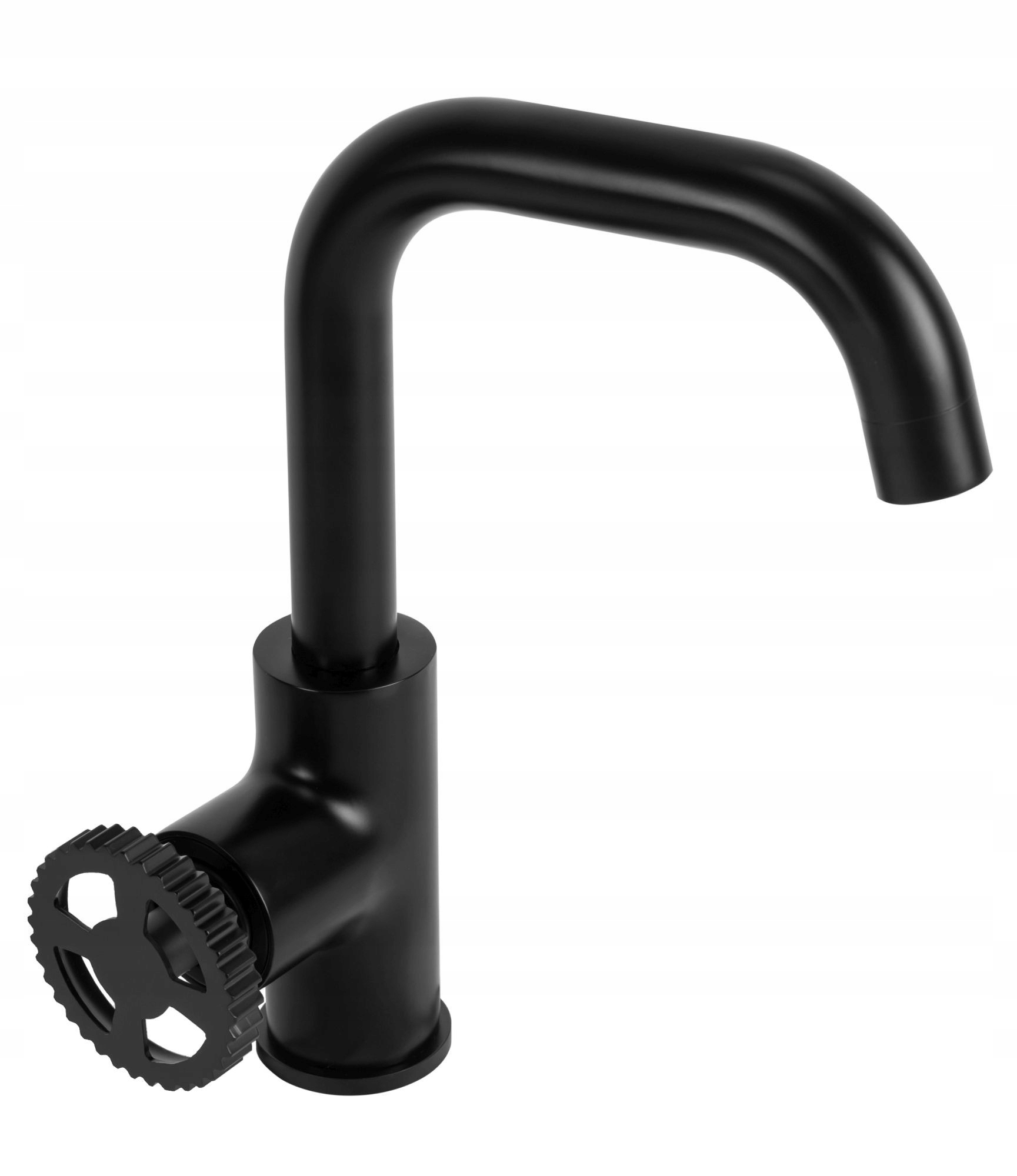 Vysoká umývadlová batéria Vertigo Side Black