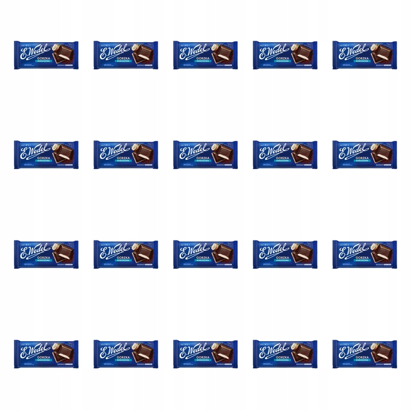 E. Wedel Czekolada Gorzka Kokosowa 100g X20