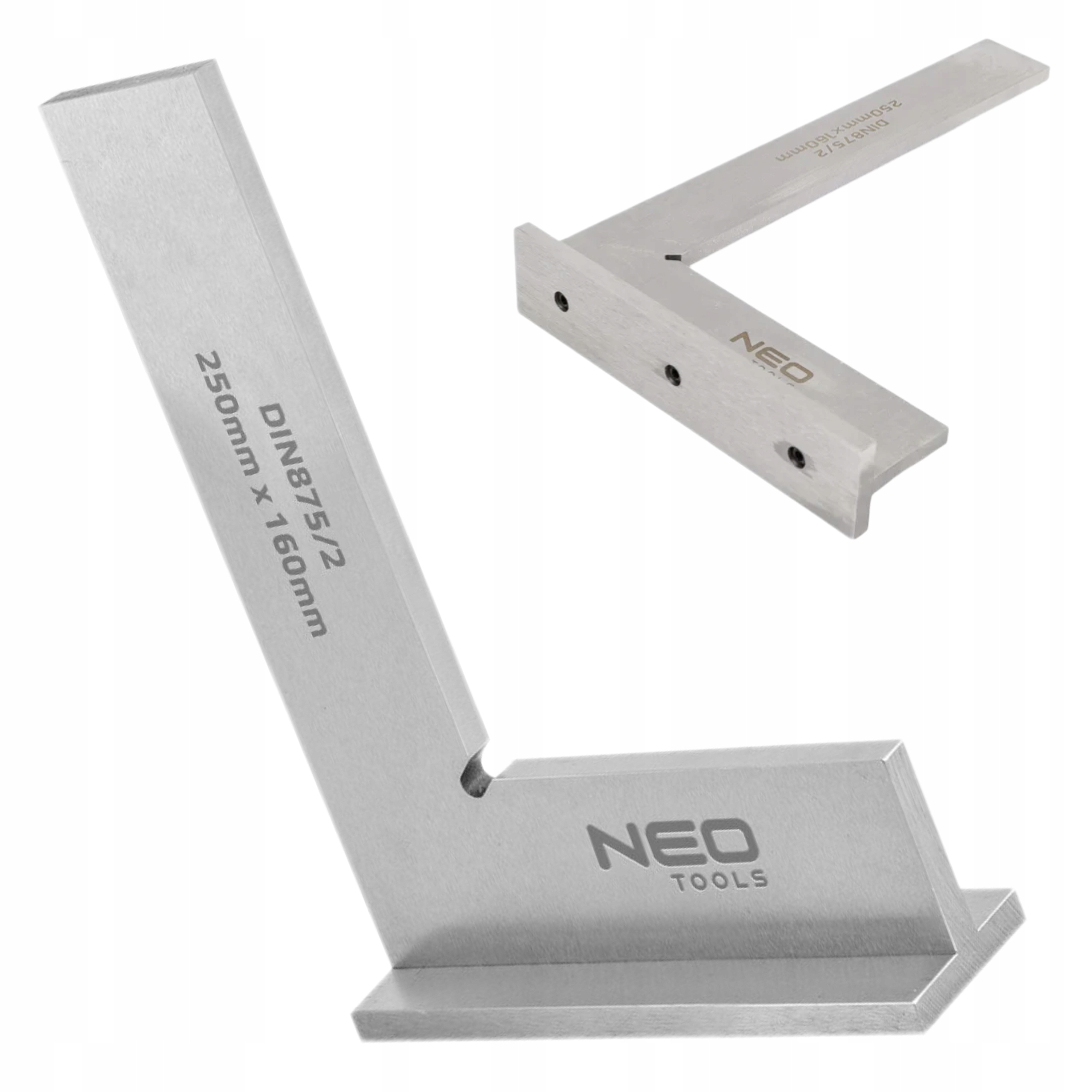 Neo Úhelník S Podstavcem DIN875/2 250X160 MM Pro Nastavení Značení 72-034