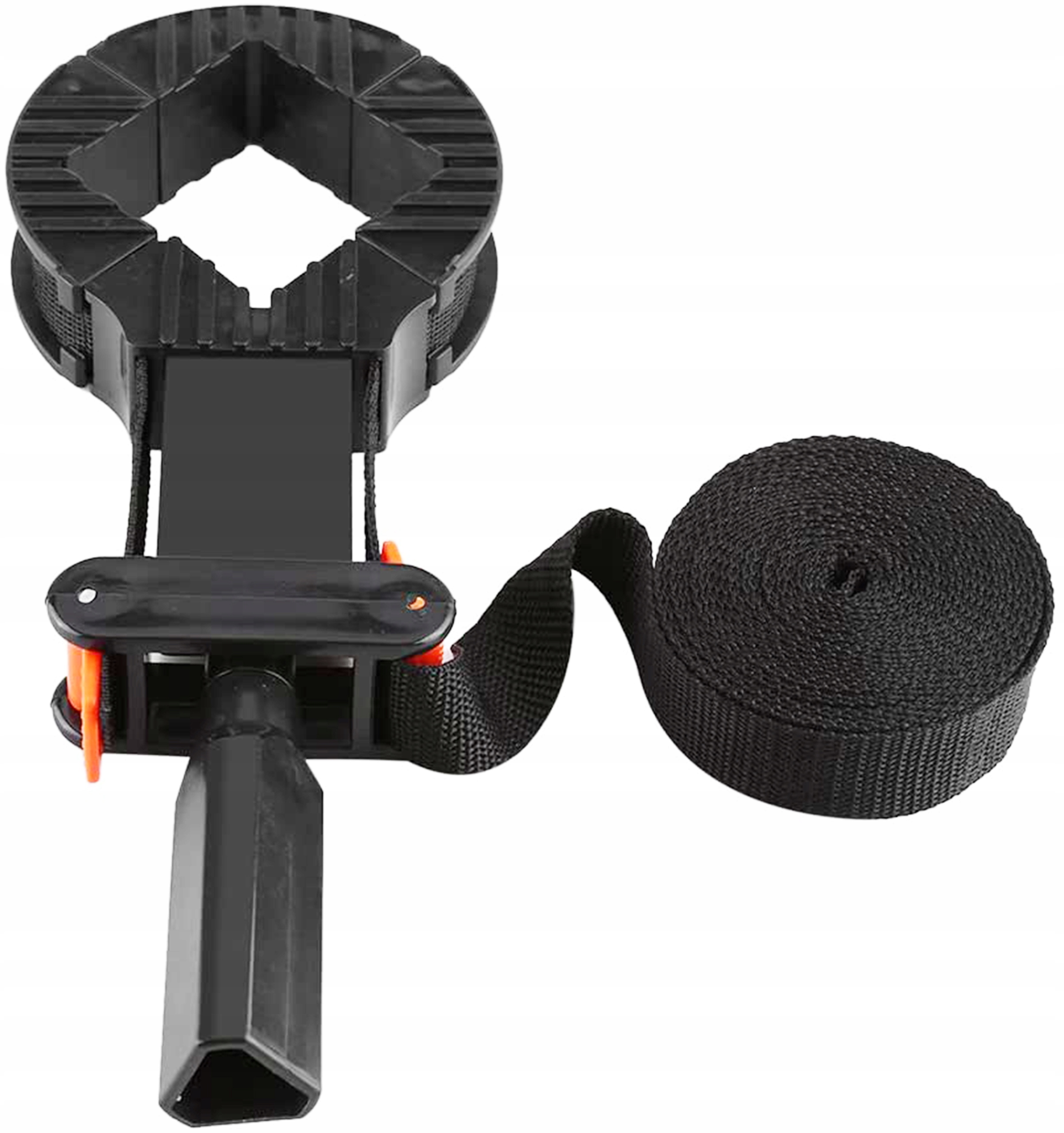 ŚCISK STOLARSKI TAŚMOWY MONTAŻOWY KĄTOWY DO RAM 4 Marka Vorfal