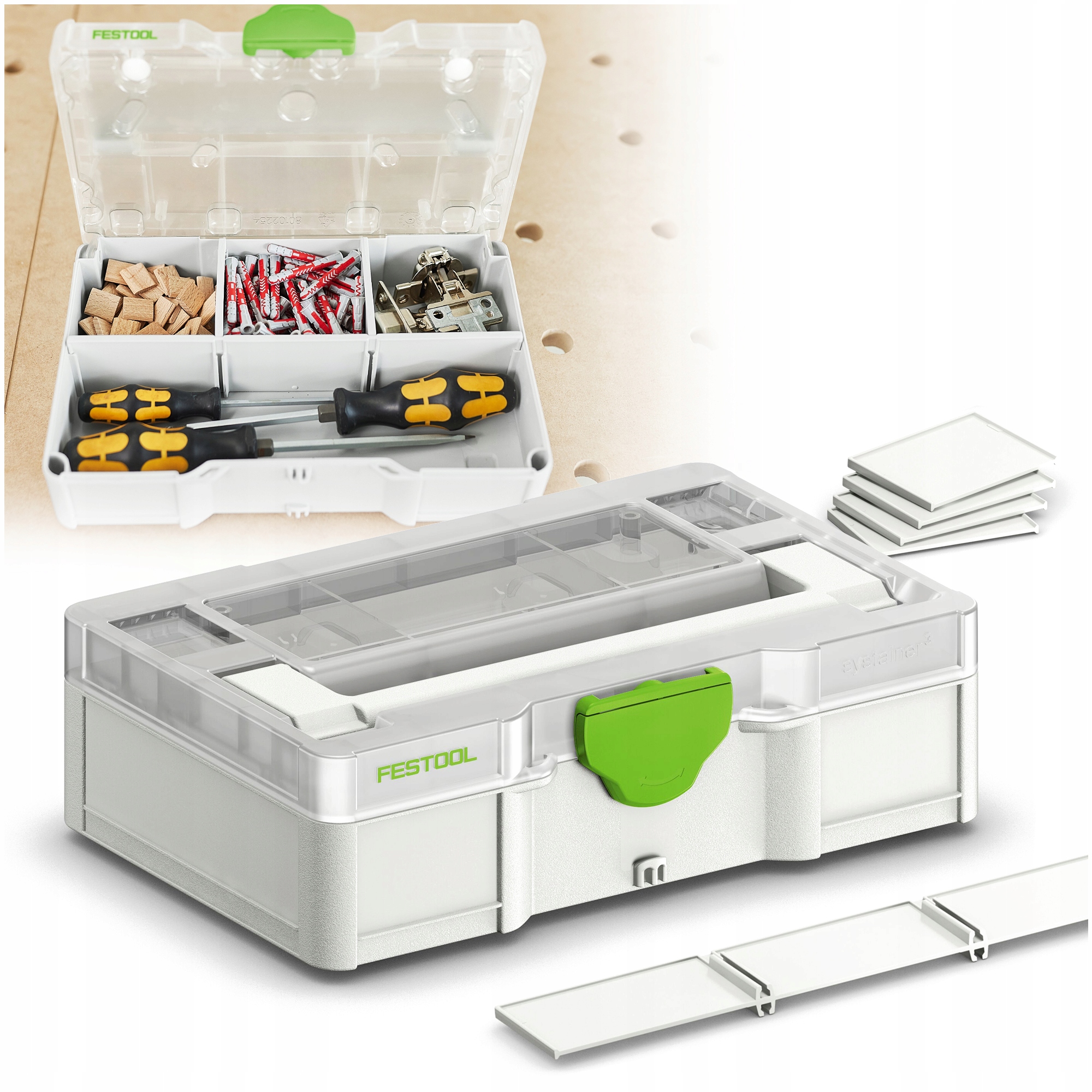 Systainer Festool SYS3 S76 TRA Mały MINI Organizer +