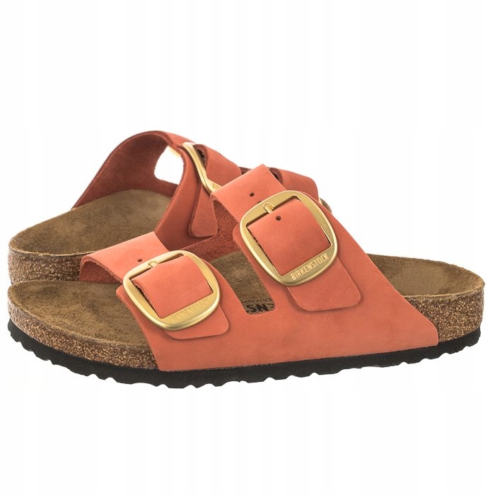 Klapki Birkenstock Arizona Big Buckle Czerwone