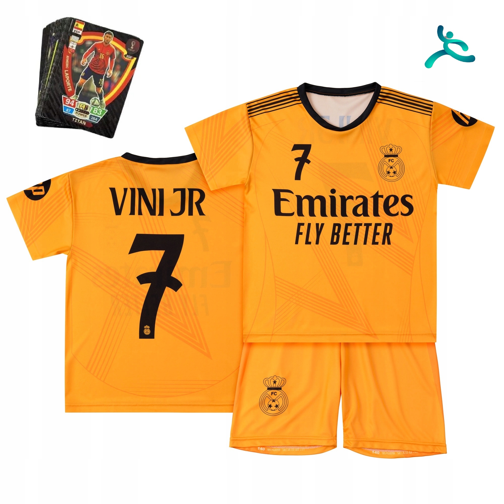Strój komplet piłkarski Vinicius Jr. rozm. 146