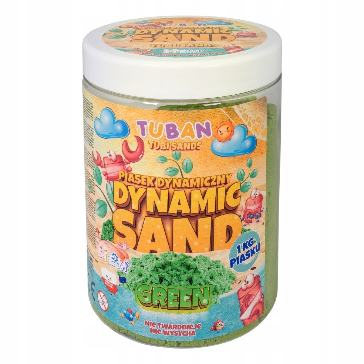 

Piasek Dynamiczny 1 kg Kolor Zielony 3555 Tuban