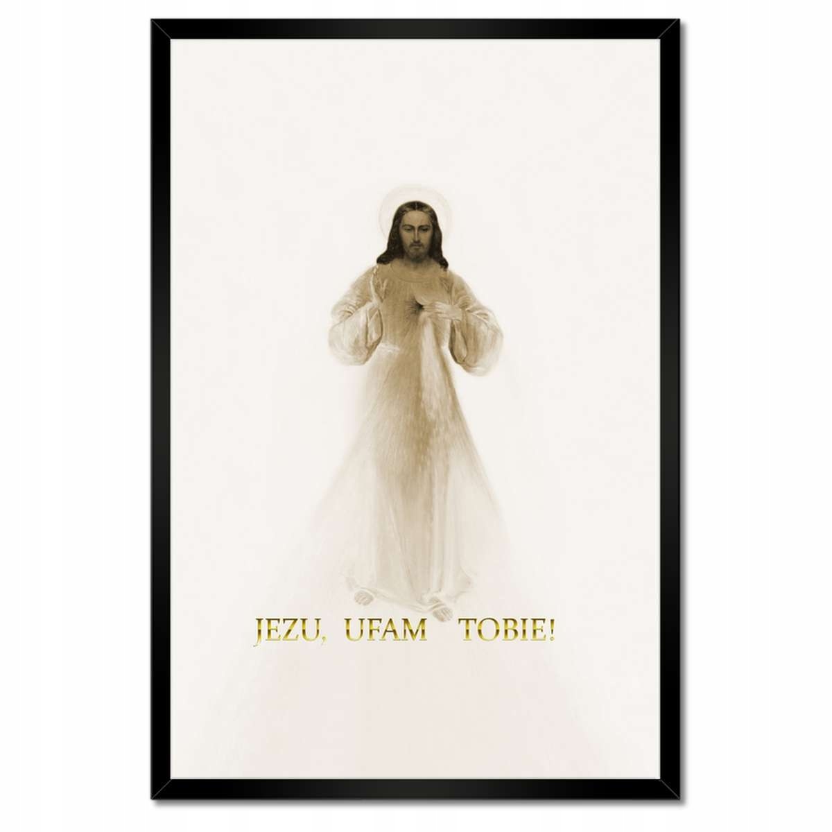 Plakáty v rámu 40x60 Ježíši, důvěřuji Ti, bronzy