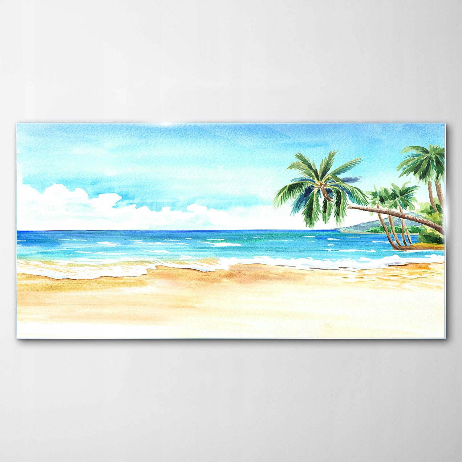 

Obraz Szklany Dekor Morze Plaża Tropiki 120x60