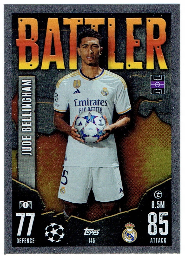 Topps Match Attax 2023-2024 Battler 146 Jude Bellingham Real Madryt