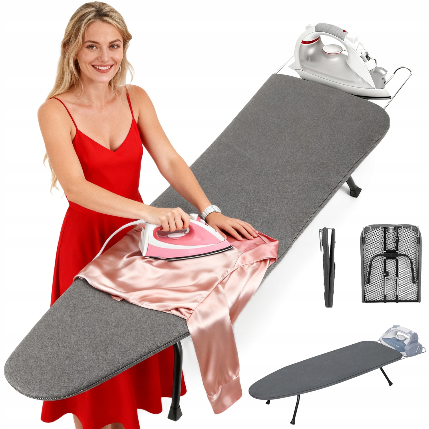 Levně Žehlicí Prkno 81*31*16 CM S Vyztuženými Rámy Z Uhlíkové Oceli, Skládací