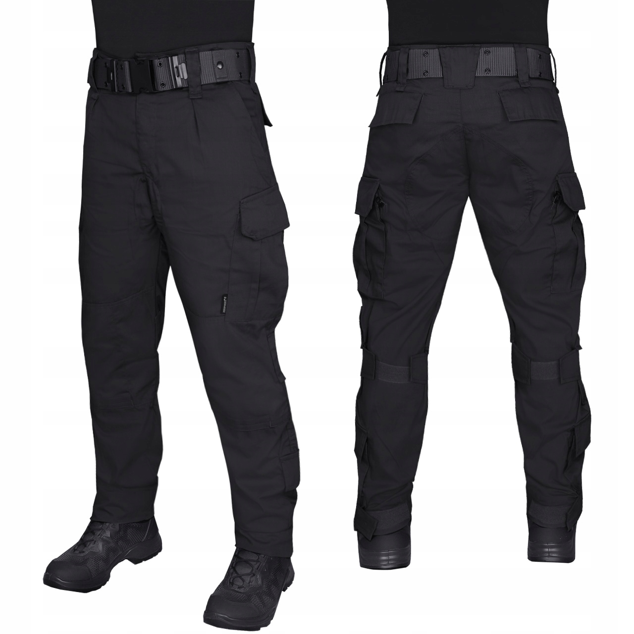 Spodnie Taktyczne Bojówki 124L mk2 Dominator Ochrona Asg Czarne M Long
