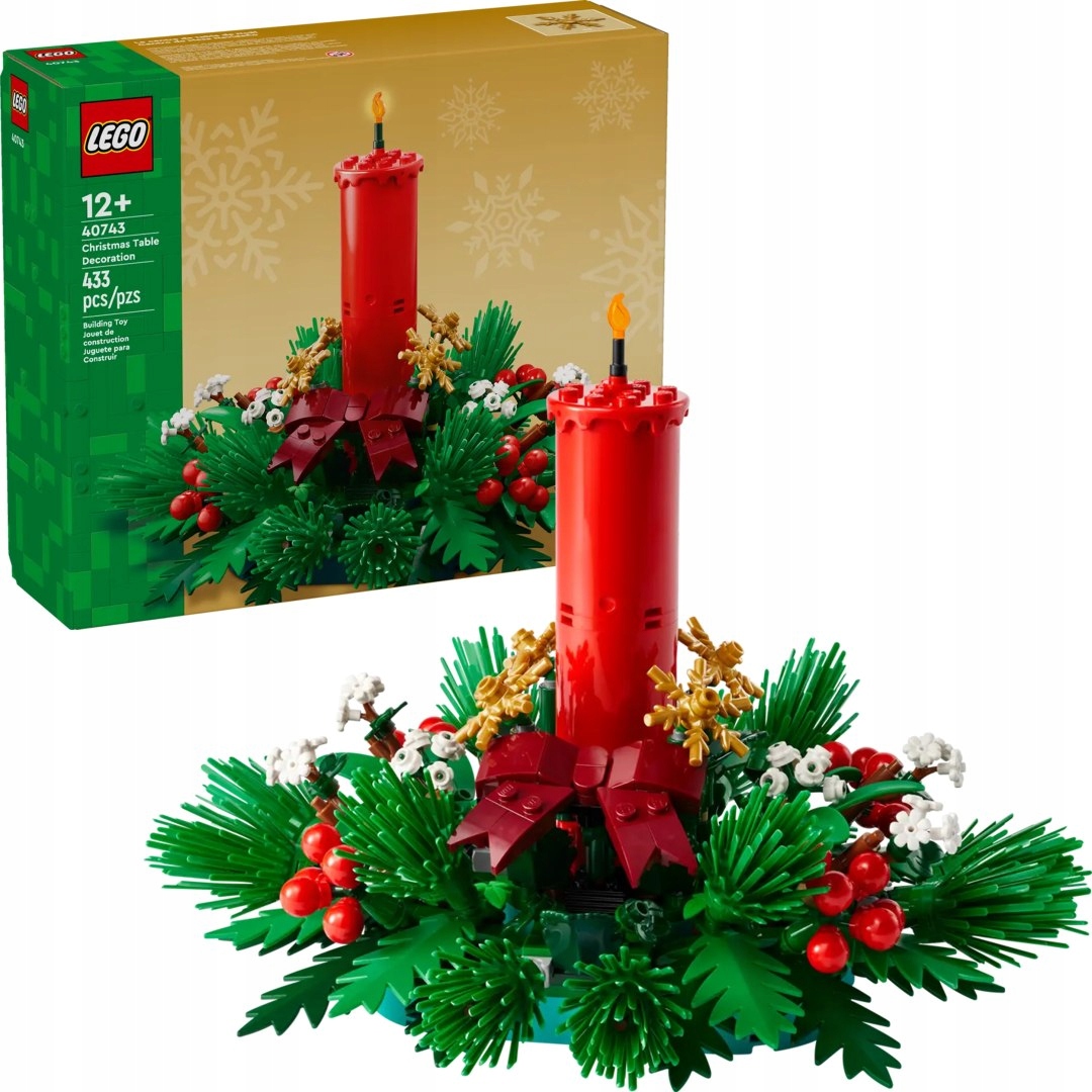 40743 Lego Ostatní série Vánoční dekorace na stůl Lego