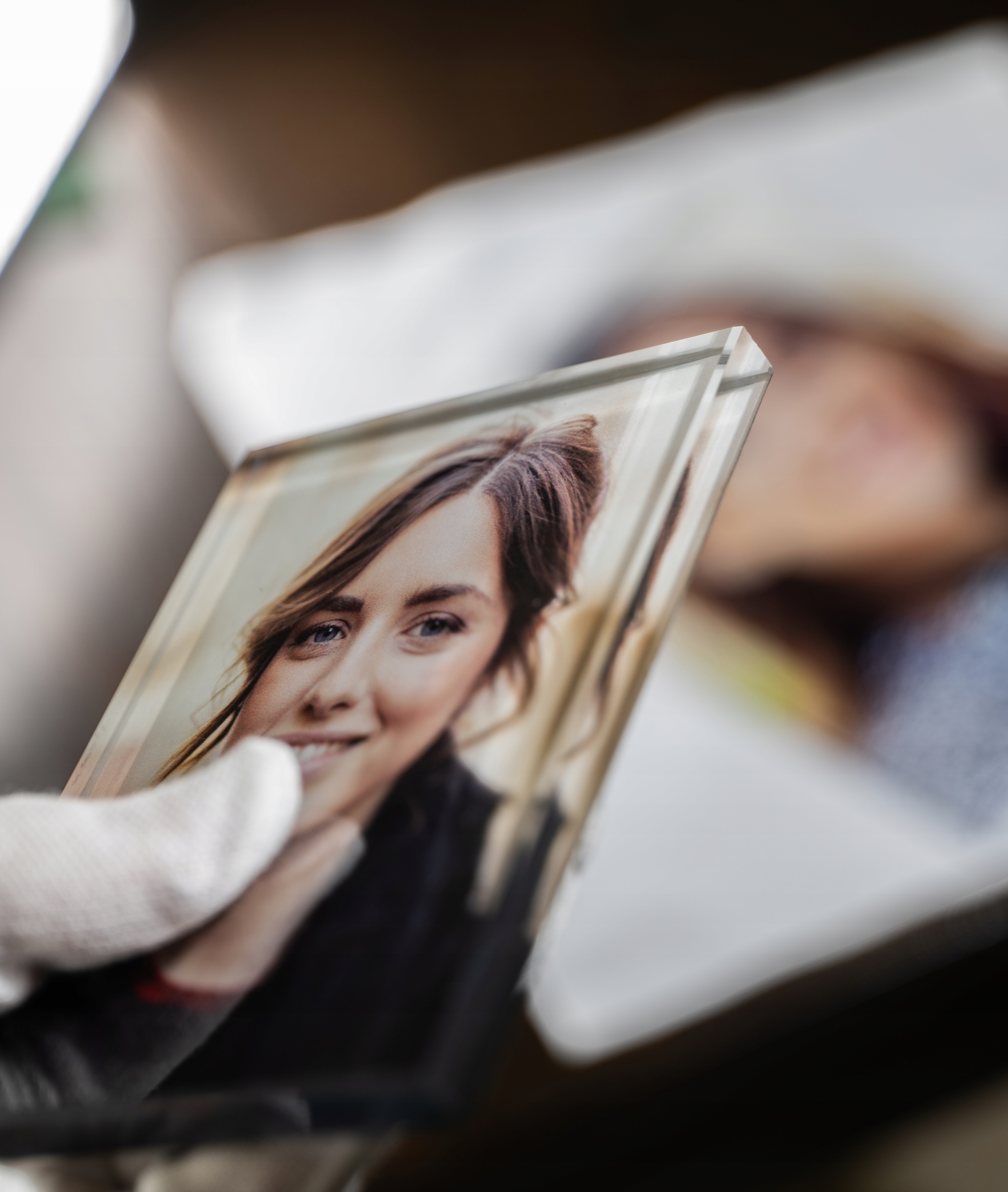 Zdjęcie nagrobkowe 9x12cm KRYSZTAŁ nagrobek/kolor Format zdjęć inny